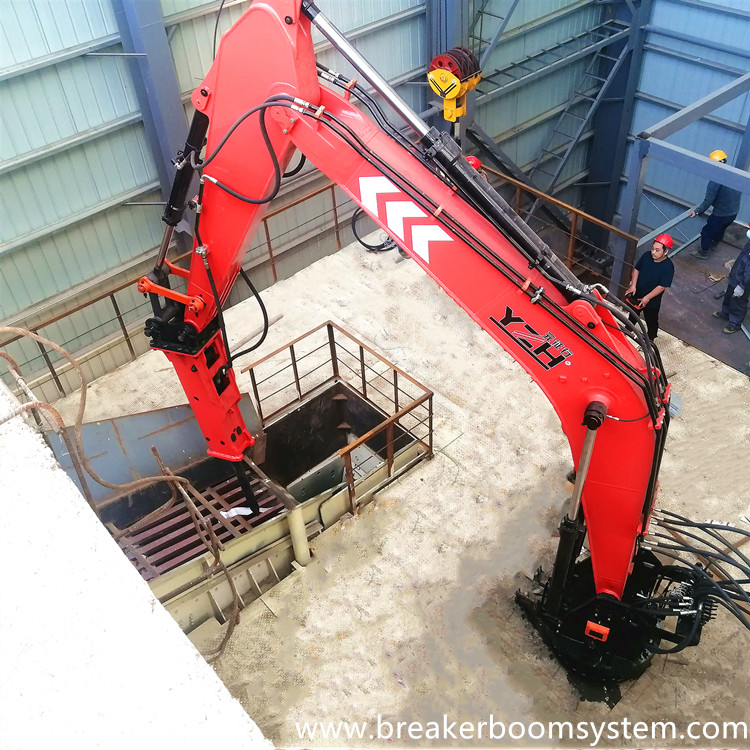 Pedestal Booms Rock Breaker System