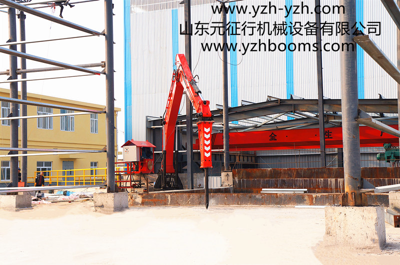 Sistemas de brazos de rompe rocas de pedestal de tipo estacionario