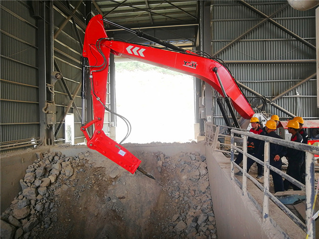Sistema de boom rocas