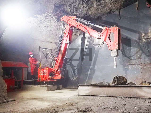 sistema de boom de pedestal