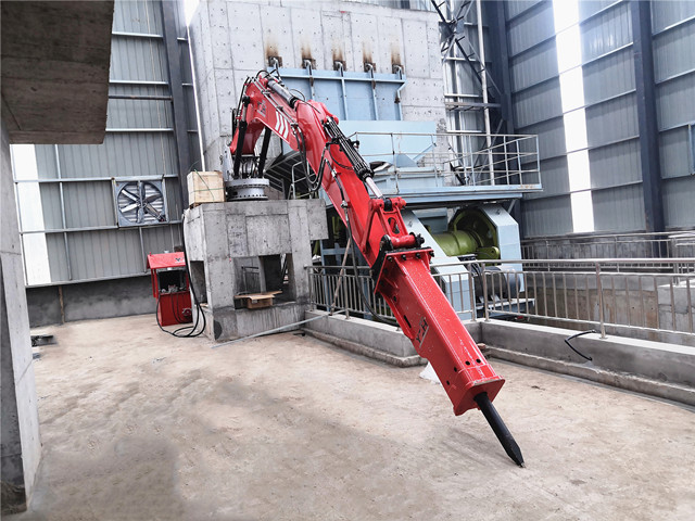 El sistema de los interruptores de pedestal se monta en la trituradora de primaria para piedra triturada