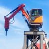 Sistema de interruptores de rocas del pedestal Boom