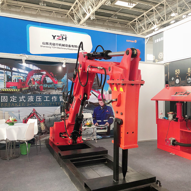 Pedestal estacionario Rockbreaker Boom Systems