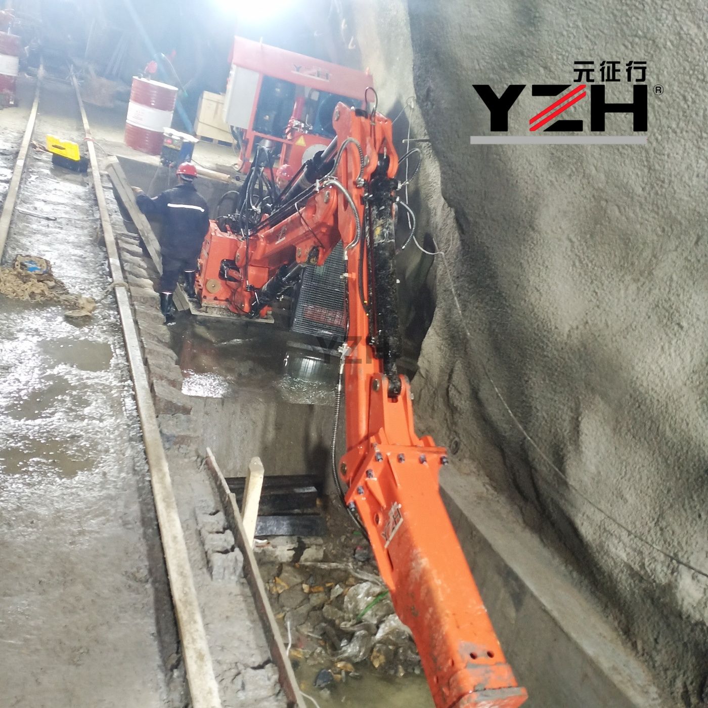 B Tipo de interruptores de roca estáticos utilizados en underground