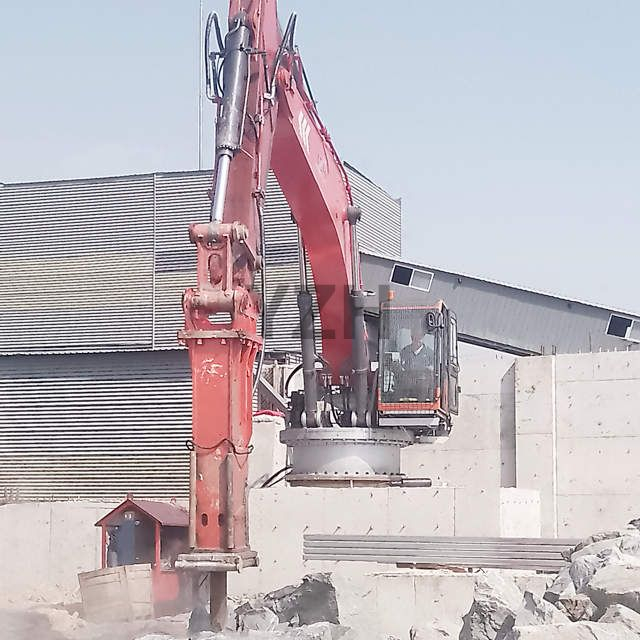 Sistema de boom de interruptores de roca estática