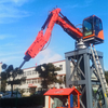 Sistema de interruptores de rocas del pedestal Boom