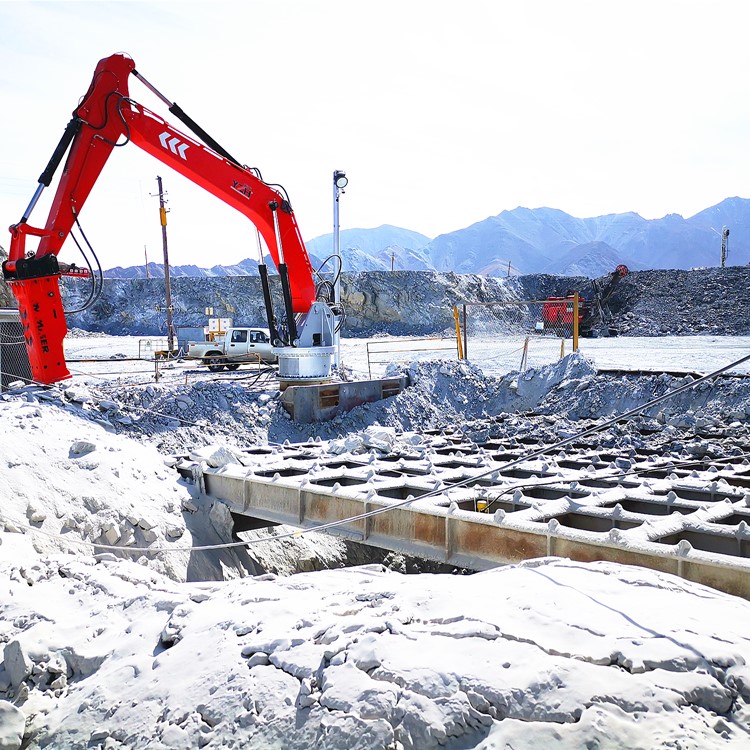 Breaker de roca estacionaria