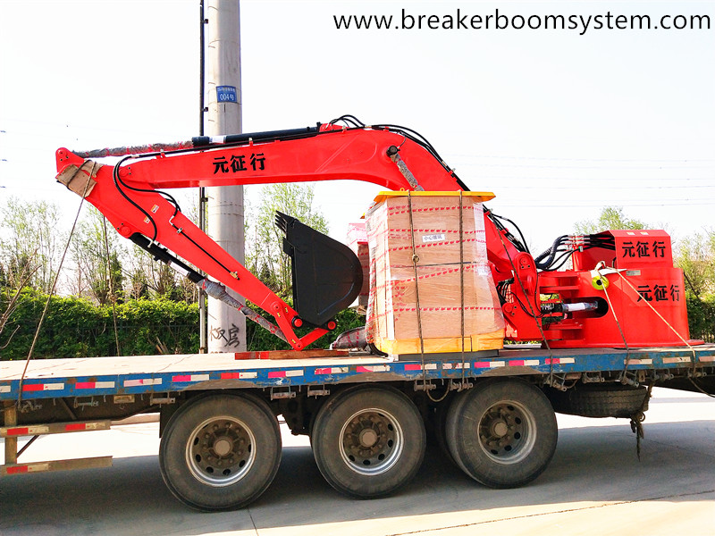 brazo de pedestal fijo