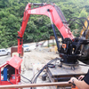 Sistema de boom de interruptores de roca estática