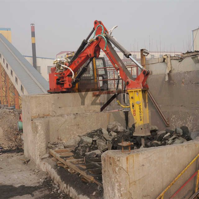 Sistema de boom rompedores de rocas para Jaw Crusher y Impact Crusher