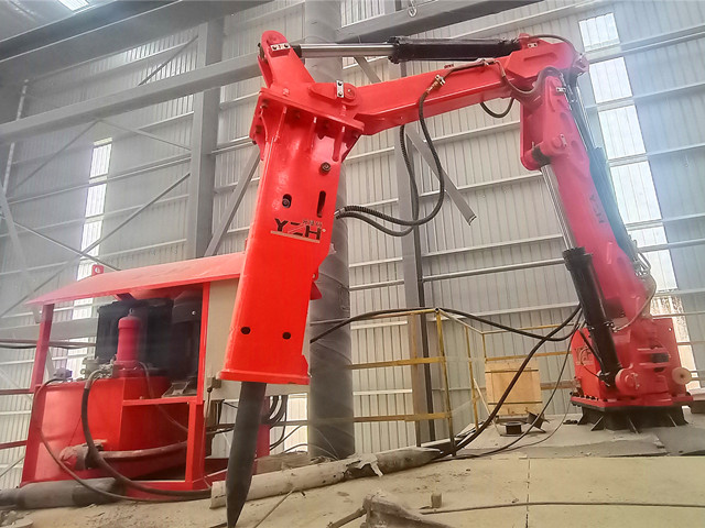 SISTEMA DE BRAZO HIDR&Aacute;ULICO ROMPE ROCAS