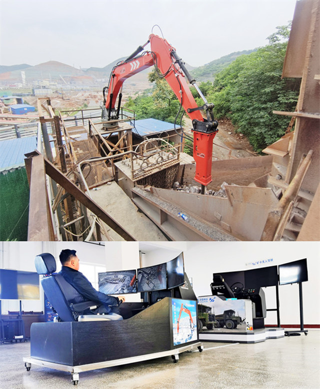 Sistema de Boom de rompas de rocas