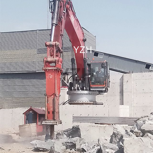 Booms de rocas grizzly fijas