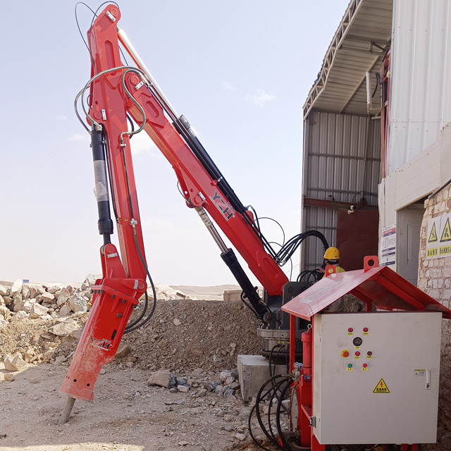 Sistema de boom rockbreaker