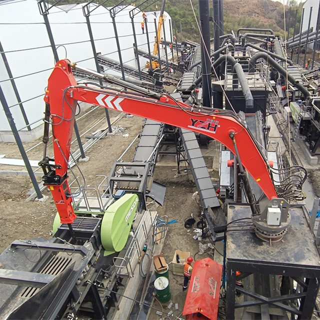 Sistema rompe rocas de pedestal de tipo estático YZH