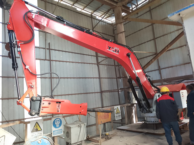 Booms de interruptores de roca de pedestal