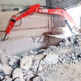 Sistema de auge de rocas yzh aplicado a la planta de cemento