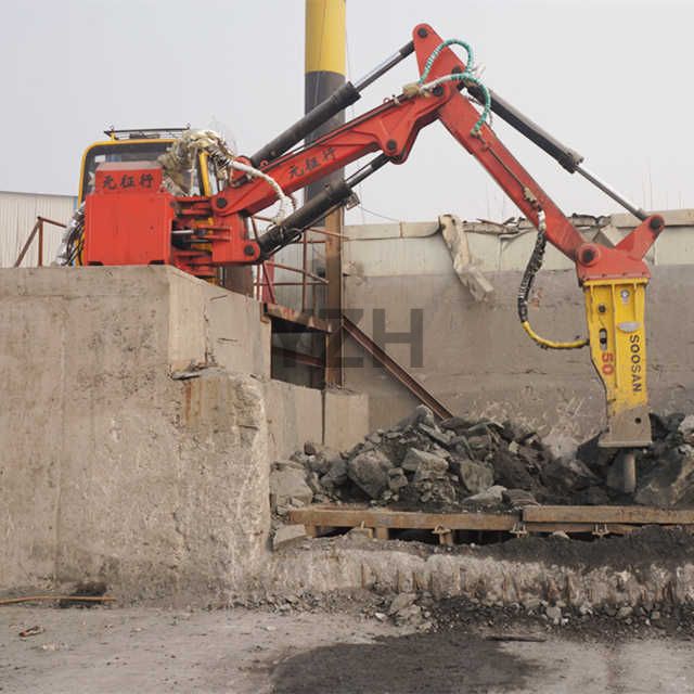 Sistema de boom rompedores de rocas para Jaw Crusher y Impact Crusher