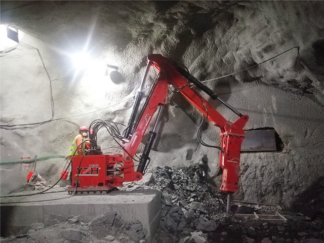 sistema de boom de pedestal