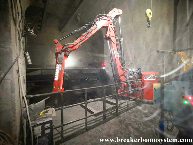 SISTEMA DE BRAZO ROMPE ROCAS PEDESTAL