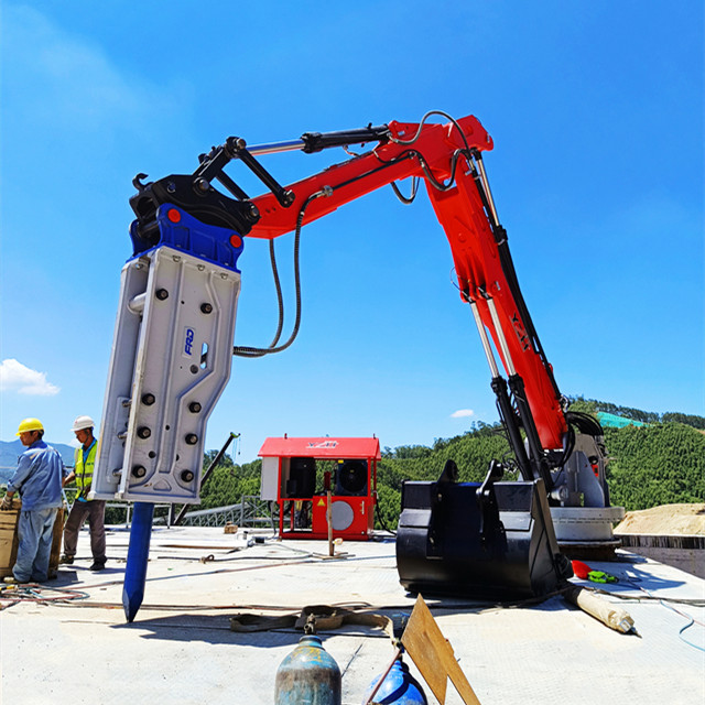 Sistema de rompe rocas de pedestal