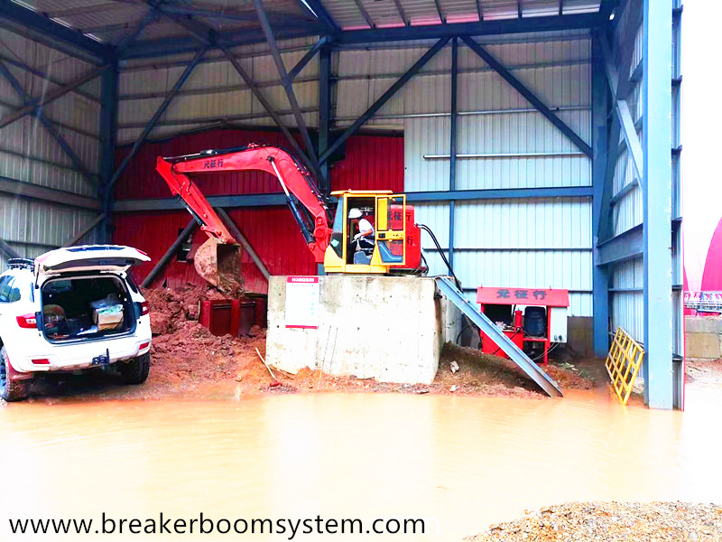 sistema de pluma de pedestal