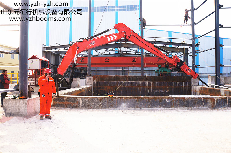 sistema de brazos de ruptura de roca de pedestal