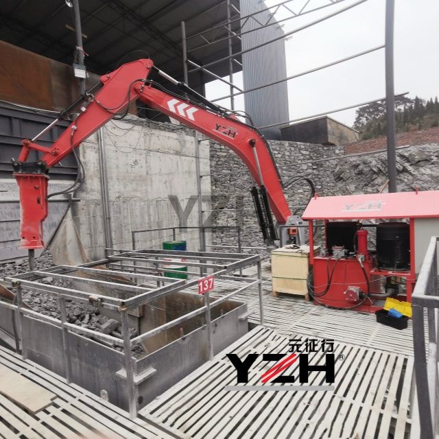 Sistema de boom rompedores de rocas de YZH