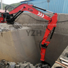Sistema de boom de interruptores de rocas de pedestal