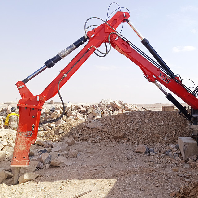 Sistema de boom rockbreaker