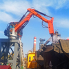 Sistema de interruptores de rocas del pedestal Boom