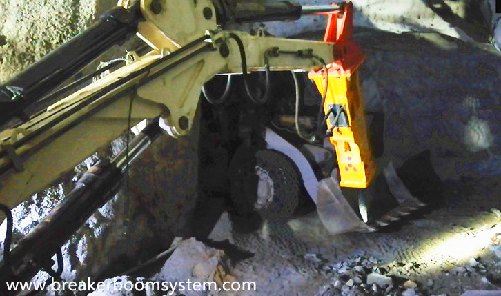 sistemas de pluma tipo rompe rocas con pedestal