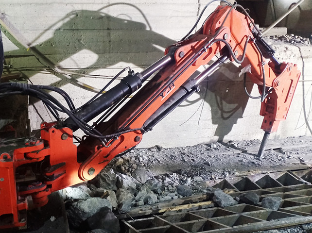 Boom del interruptor de pedestal