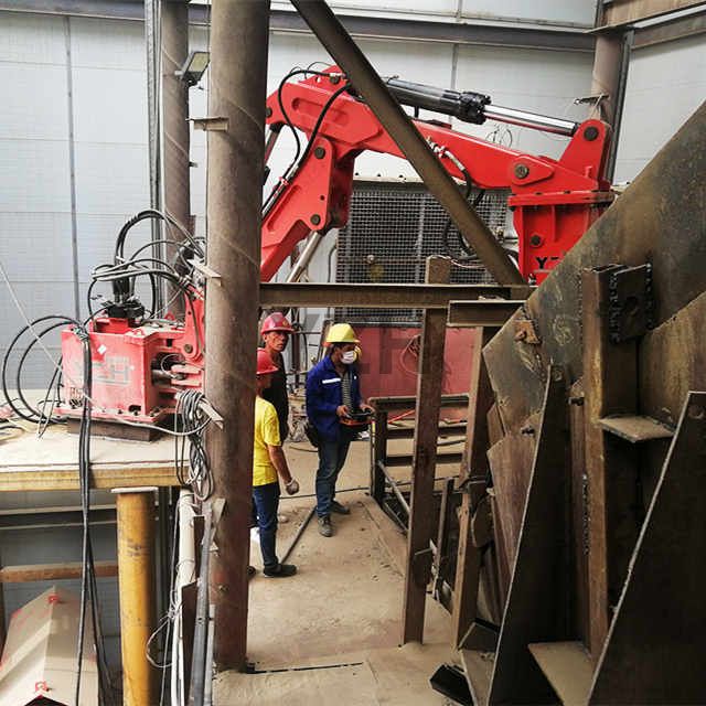 Sistema de auge de rockero eléctrico YZH de rotación de 170 °