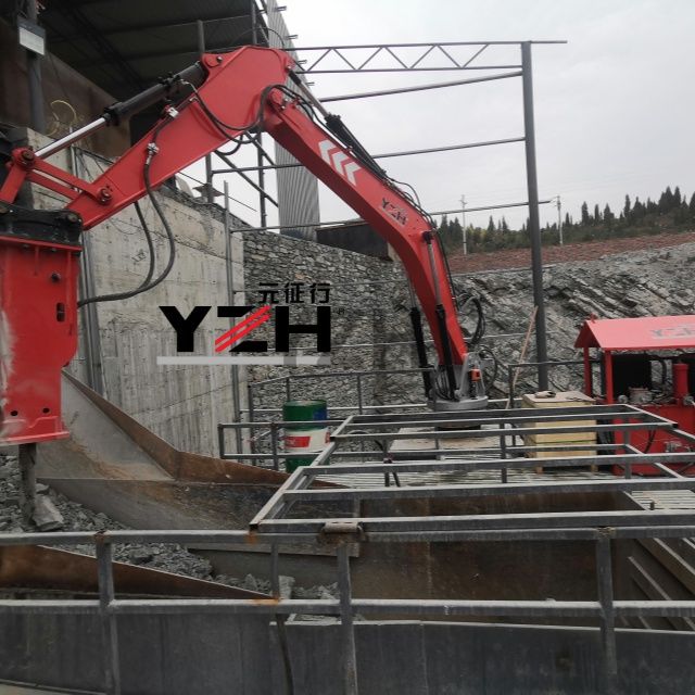 Sistema de boom rompedores de rocas de YZH
