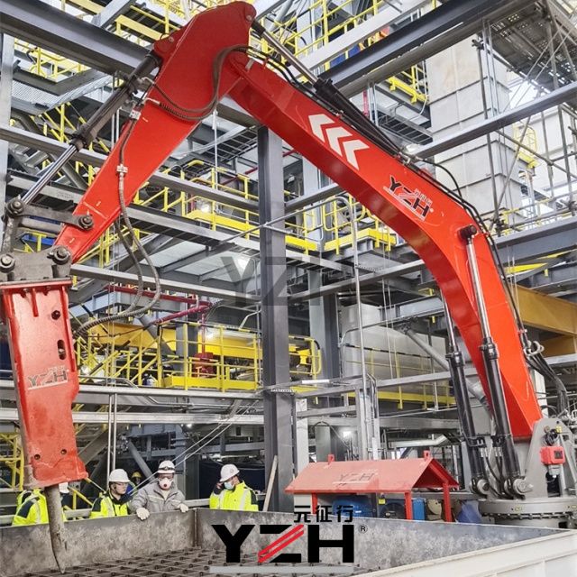 Rompedor de roca estacionaria de tipo fijo