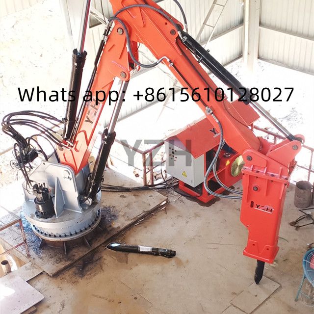 sistema de boom de pedestal