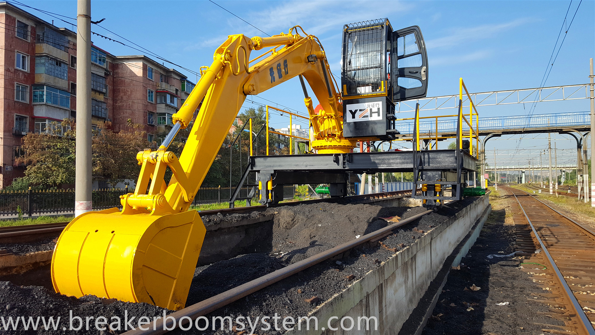 Excavadora orbital m&oacute;vil