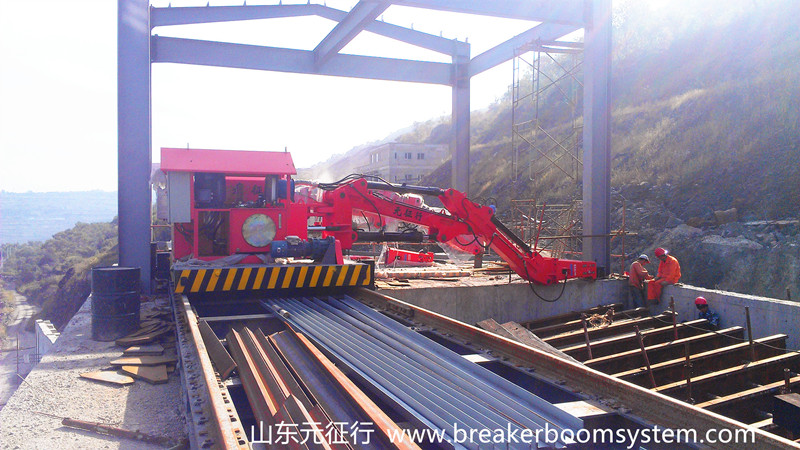 sistemas de pluma de pedestal