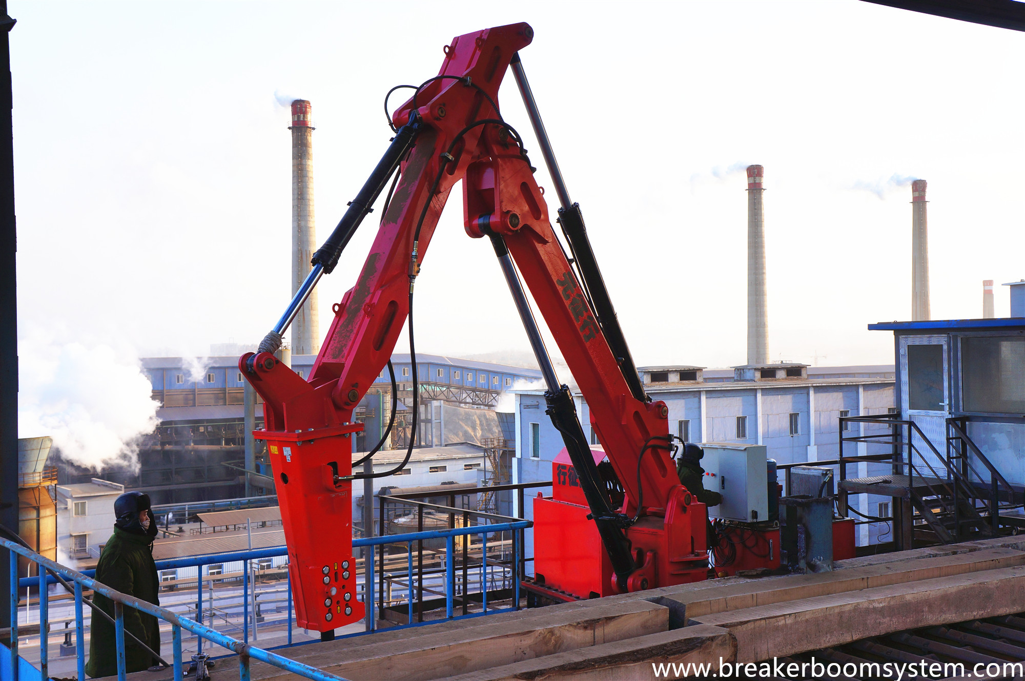 sistema de interruptores de brazos estacionarios