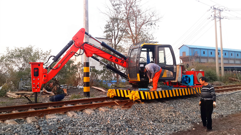 Rompe rocas del sistema de pluma