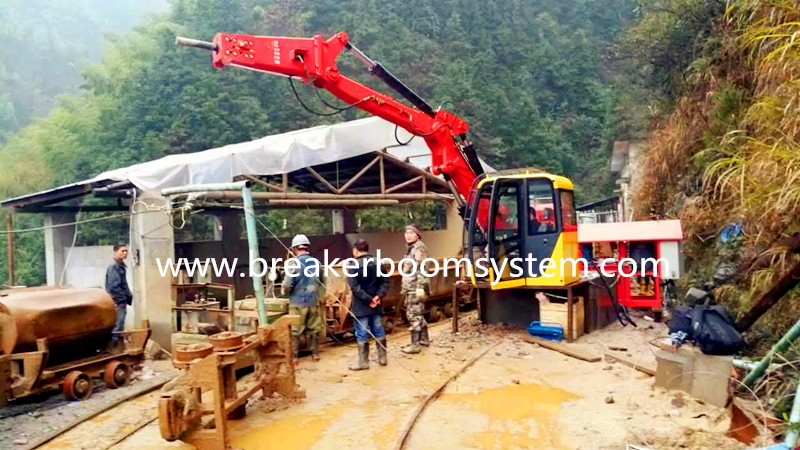 Sistema de brazo de trabajo hidr&aacute;ulico