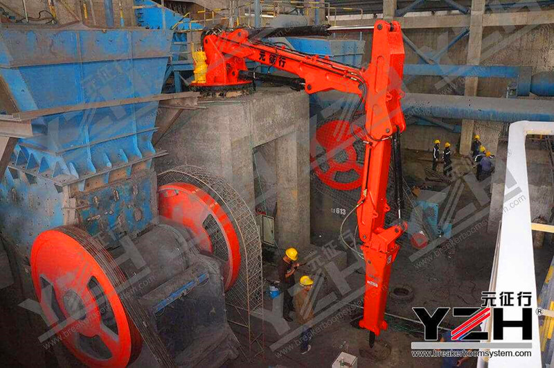 Brazo de trabajo hidr&aacute;ulico de la m&aacute;quina