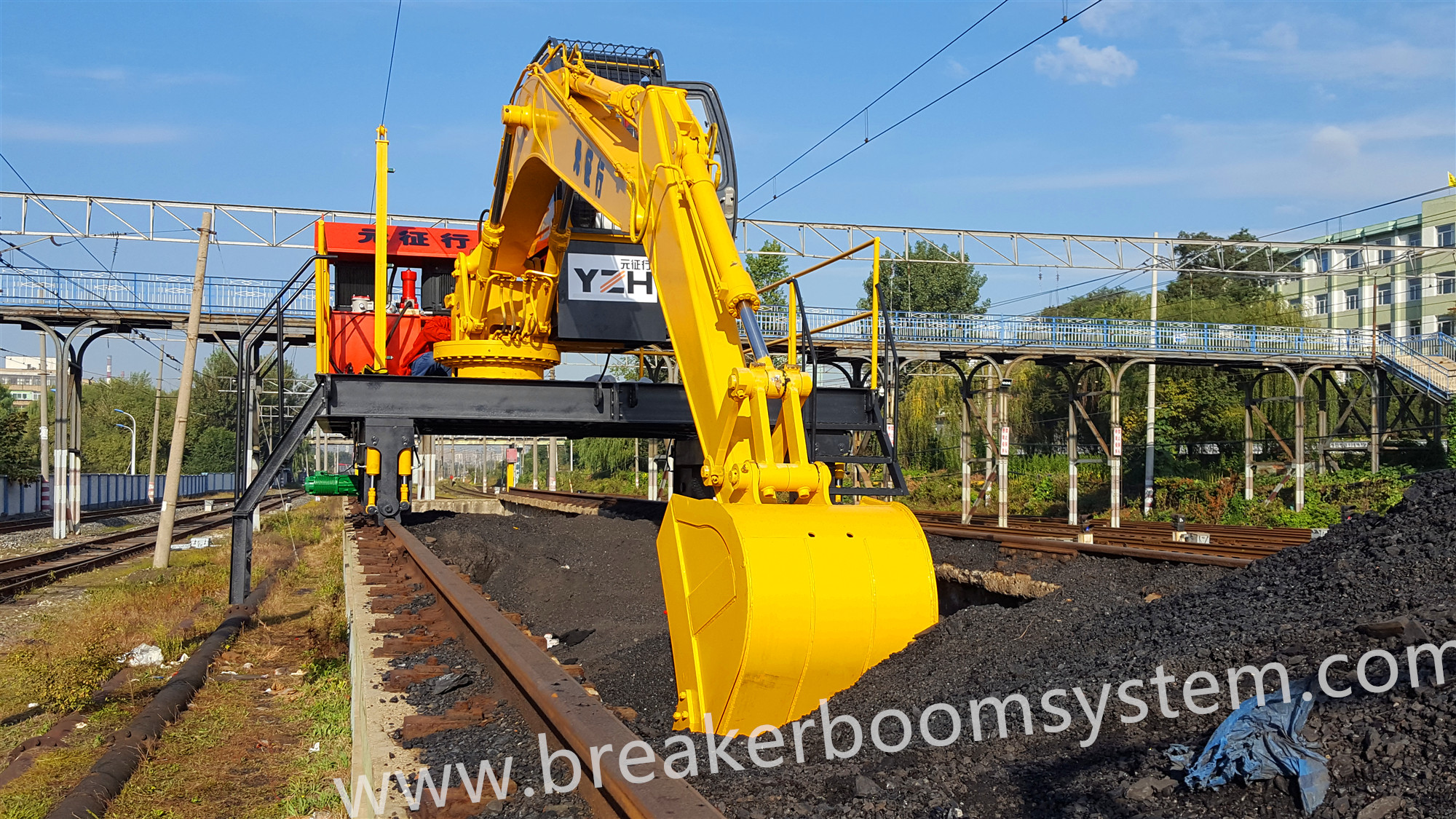 Excavadora de movimiento orbital