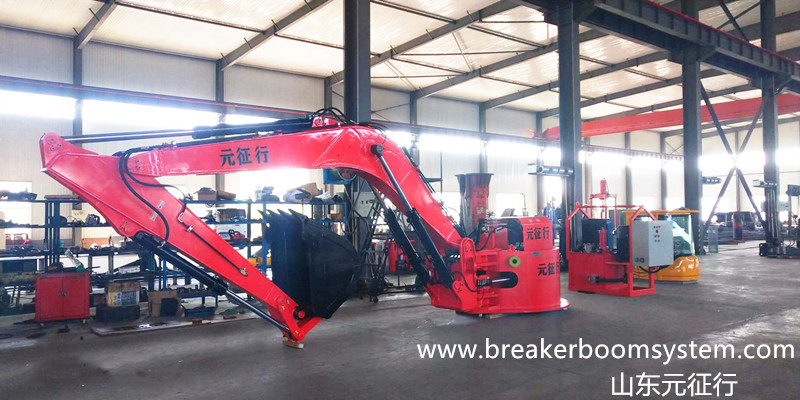 brazo manipulador hidr&aacute;ulico