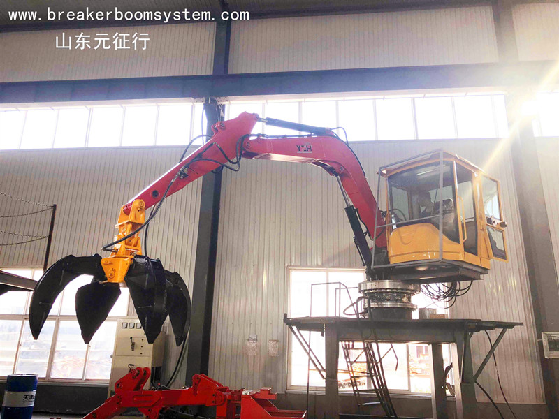 Gr&uacute;a de pluma de pedestal