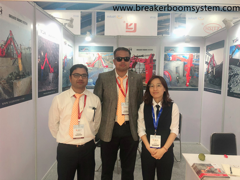 Sistema de pluma est&aacute;tica rompe rocas