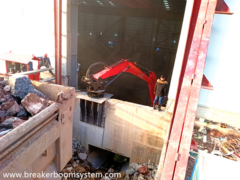 Rompe rocas de pedestal